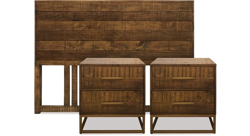 Haze Headboard - Queen/King & Bedsides x 2 Haze Headboard - Queen/King & Bedsides x 2